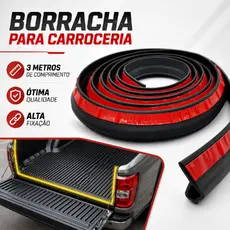 Borracha Vedaçao Carroceria Cacamba Caminhonete 3 Metros