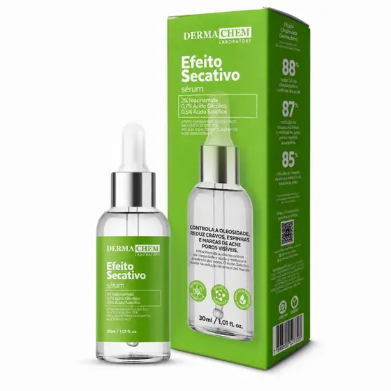 Sérum Efeito Secativo DermaChem Ácido Salicílico Seca Espinhas