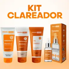 Kit Skincare Clareador Facial Vitamina C Dermachem Manchas Melasma e Uniformização