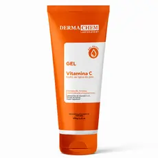 Gel Facial Vitamina C Dermachem 100g Anti-Idade Ácido Hialurônico