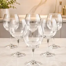 Taça Gin 600ml Jogo 6 Taças Gin Tônica Vidro Drink Coquetel Grande Bar