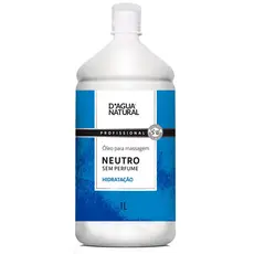 Óleo para Massagem Dagua Natural Neutro 1L Sem Perfume Hidratação