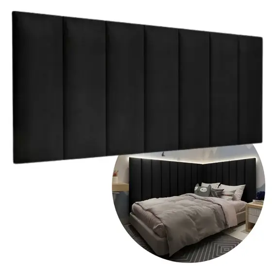 Kit com 12 Cabeceiras Modulares para Cama Box King 60x20cm – Envio Imediato