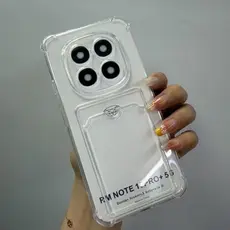 Capa Xiaomi Redmi Note 15 14 Pro Plus Note15 5G 4G Slot Cartão Anti Impacto Transparente TPU Capinha