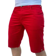 Bermuda Masculina Short Sarja Brim Colorida Premium Com Lycra Bolso Relógio
