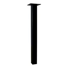 Pé Para Mesa Aparador Modelo Cannes Quadrado 80cm Reforçado Preto 1un