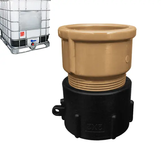 Conexão Adaptador Container Ibc 1000l 60mm - 2 Polegadas
