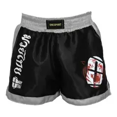 Bermuda Short Muay Thai Boxe Mma Luta Ufc Competição Masculino Preto
