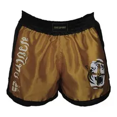 Bermuda Short Muay Thai Boxe Mma Luta Ufc Competição Masculino Amarelo