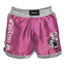 Bermuda Short Muay Thai Boxe Mma Luta Ufc Competição Masculino Rosa