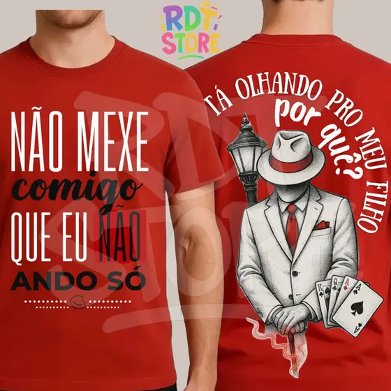 CAMISETA UMBANDA ZÉ PILINTRA T-SHIRT AXÉ BRASIL ESPIRITUALIDADE CANDOMBLÉ