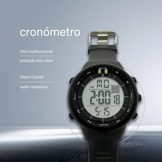 (311) Relógio Xufeng original esportivo a prova d'agua masculino presente da moda alarme/cronômetro