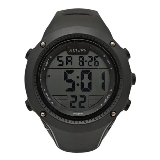 [316] Relógio original Xufeng à prova d'agua masculino digital esportivo cronômetro da moda presente