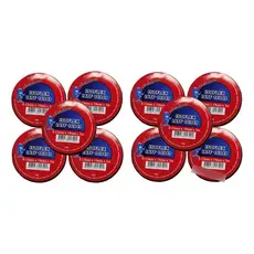 Kit 10 Fitas Isolantes 5 Metros Atacado Antichama Preta 5m