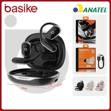 Basike Fone De Ouvido Bluetooth Sem Fio, bluetooth earphone original, fone de ouvido iphone fon141