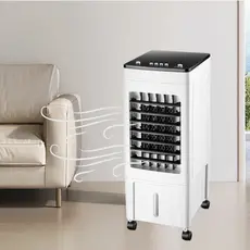 Climatizador Portátil Evaporativo – 3 Velocidades Ventilador Torre Duplo com Umidificador 9L