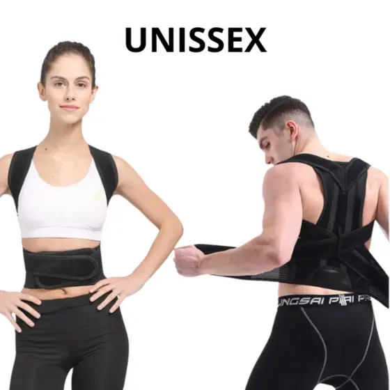 Colete Corretor Postural Cinta Coluna e Lombar