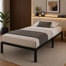 Cama Metal Solteiro Reforçado Base de Ferro Resistente