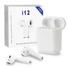 Fone de Ouvido Sem Fio i12 Tws Bluetooth Com Touch Bluetooth 5.0 TECNO