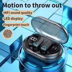 Fone de ouvido Sem Fio Bluetooth TWS Esportivo Design Pendurado Na Orelha Ergonômico K-G37PRO FLUX