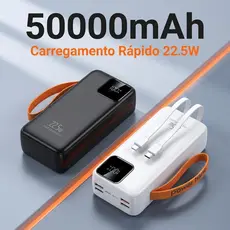 Carregador Portátil grande 50000mah/30000mah/2000mah/10000mah Turbo 22,5W PD carregamento ultrarrápido