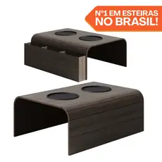 Esteira Suporte Porta Controle e Copos Para Sofá