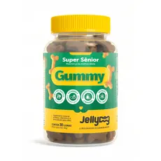 Suplemento Super Senior Gummy Saúde Articular Imunidade Pele E Pelo Cão Idoso 30u