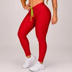 Calça Legging Feminina com Cordinha Fitness academia Treino Modelo gringa