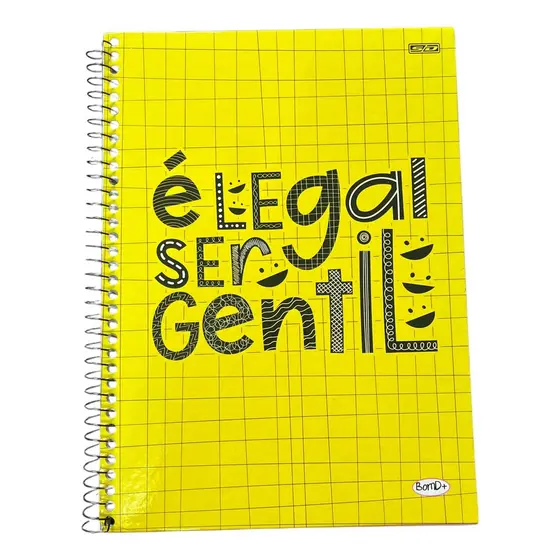 Caderno Feminino de 1 Matéria
