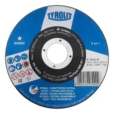 Disco De Corte Tyrolit Basic 115mm Aço Inox 25 Unidades