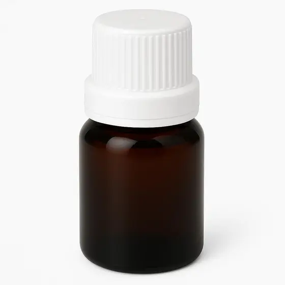 30 Frascos Pet 10ml Âmbar com Tampa Lacre para Aromaterapia