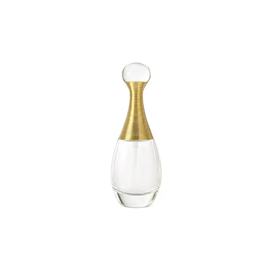Kit 3 Frascos de Vidro 20ml Jador Dourado para Perfume