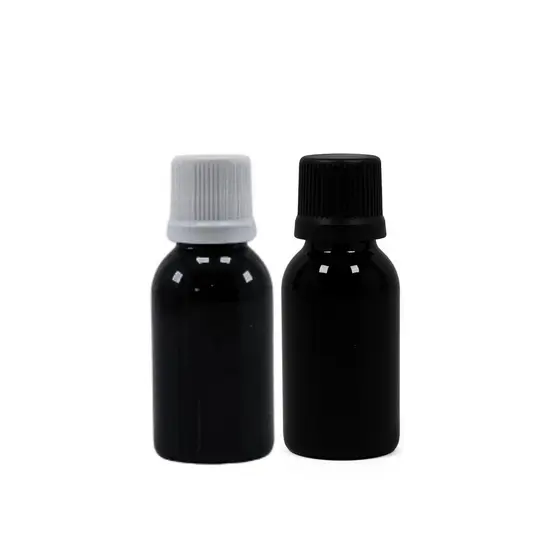 Kit 30 Frascos Pet 30ml Cilíndrico Âmbar c/Tampa Lacre para Aromaterapia