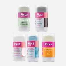 Bastao Facial Ricca Skincare Esfoliante Apaga Poros Area Dos Olhos Hidratante Escolha O Seu Unitario