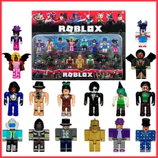 Kit Roblox 16 Bonecos Articulados Lego 8 cm Kit completo Linha premium Lançamento Envio Imediato