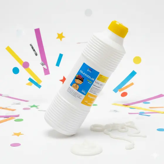 Cola Branca Líquida 500g - Piratininga Escolar