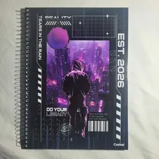 Caderno Universitário Capa Dura Espiral 1 Materia 80 Folhas My Collection Masculino Credeal Capas Sortidas.