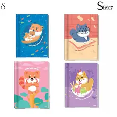 Kit 1 a 5 Cadernos Brochura A4 Brochurão Capa dura Lala pets Credeal Escolar