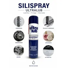 Silispray Silicone Spray Ultralub 420ml Desmoldante Lubrificante Anticorrosivo Artesanato Moldes
