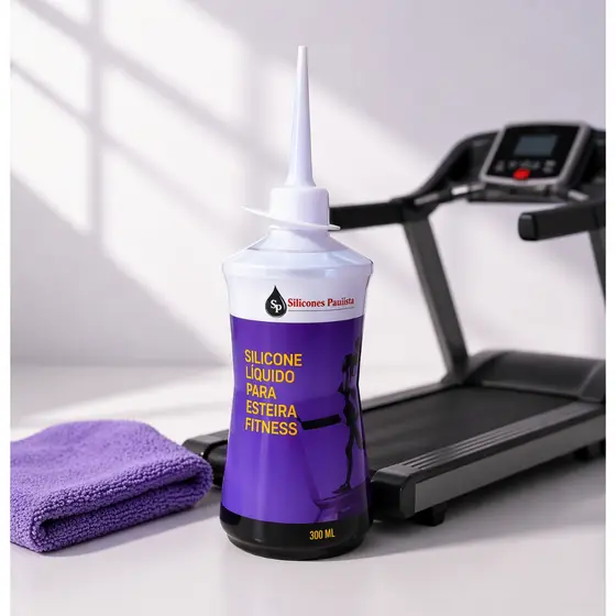 Óleo Silicone para Esteira Ergométrica Fitness Lubrificante Promoção Silicones Paulista 300 ml
