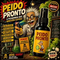Peido Pronto Peido Alemao Realista Oficial Spray Pegadinha Engraçada Zoação Peido Liquido 30ml