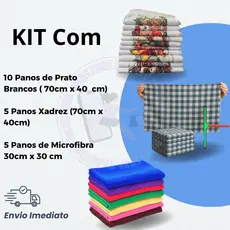 Pano de Prato Pano de Chão E Microfibra Praticidade Qualidade Economia Para Sua Casa
