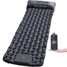 Colchão Inflável Camping 190cm Com Travesseiro Almofada De Viagem,Bomba Embutida NEW HAWAII