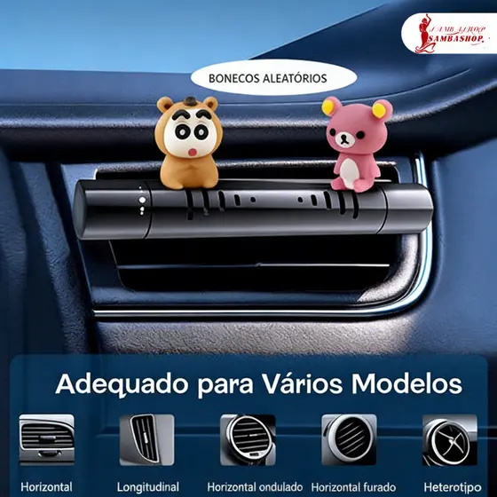 Clipe de Aromaterapia para Saída de Ar do Carro | Aromatizador, Perfume e Purificador de Ar