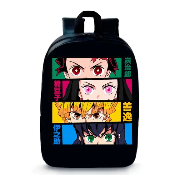 Mochila Escolar Trevix Estampa Demon Slayer Bolsa Barato Promoção!