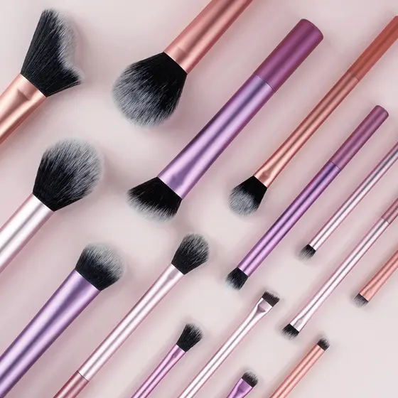 Pincéis de Maquiagem Blush Contorno Iluminador Sombra Corretivo Base