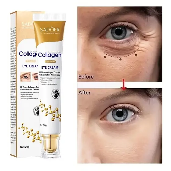 Creme para os Olhos com Colageno Antirrugas 20g - SADOER