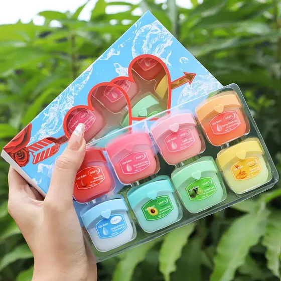Hidratante Bálsamo Labial Sabor de Frutas Homem e Mulher