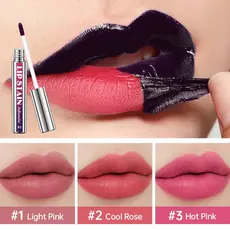 Batom Máscara Peeling Labial À Prova D'água Longa Duração Roxo - LAKERAIN