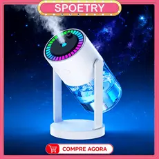 Mini Umidificador Portátil Usb Led e Projeção Aromatizador De Ambiente Purificador De Ar Casa carro Escritório Escola
